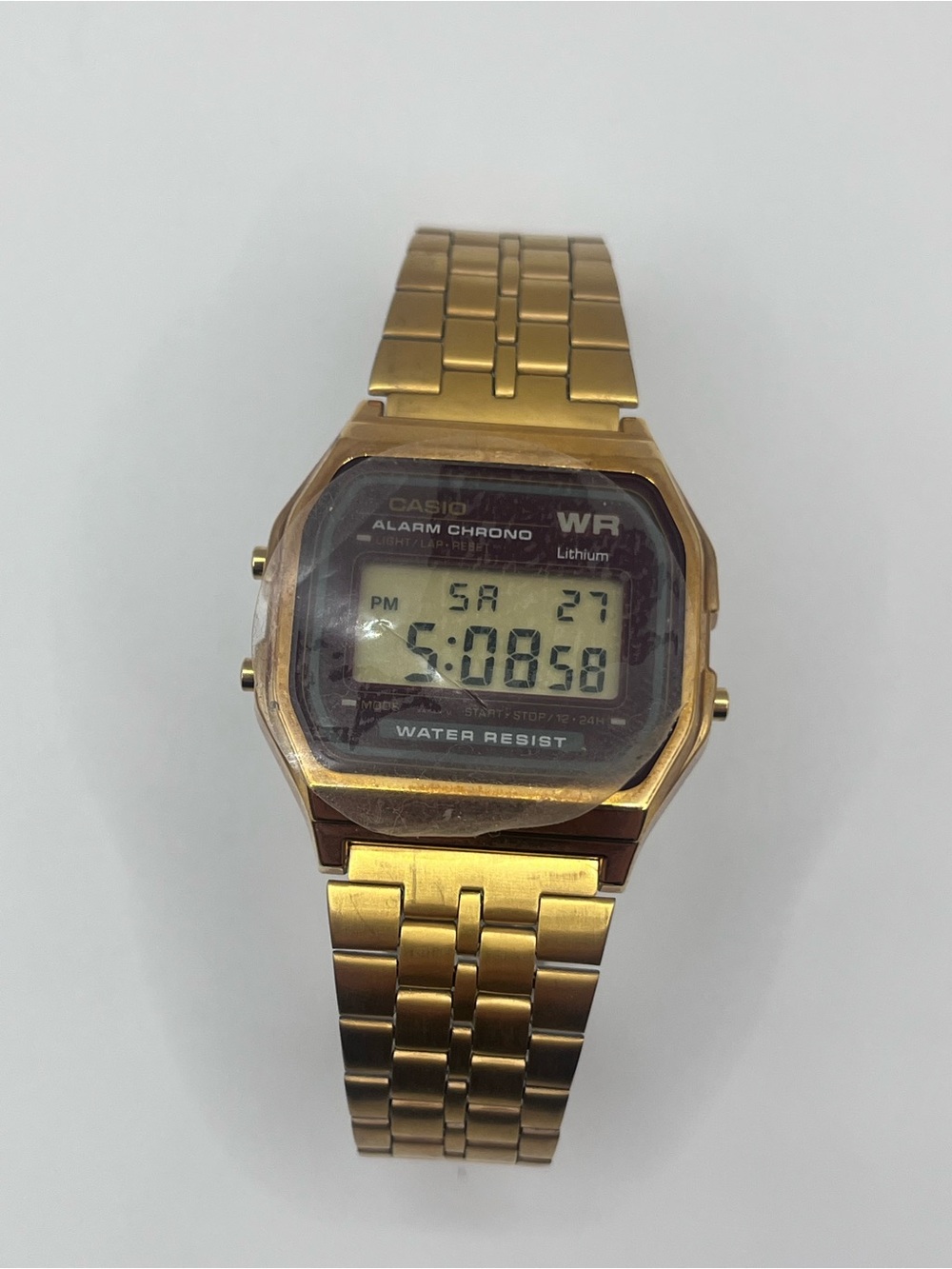 Casio Gold retro Digital Alarm Chronograph Watch